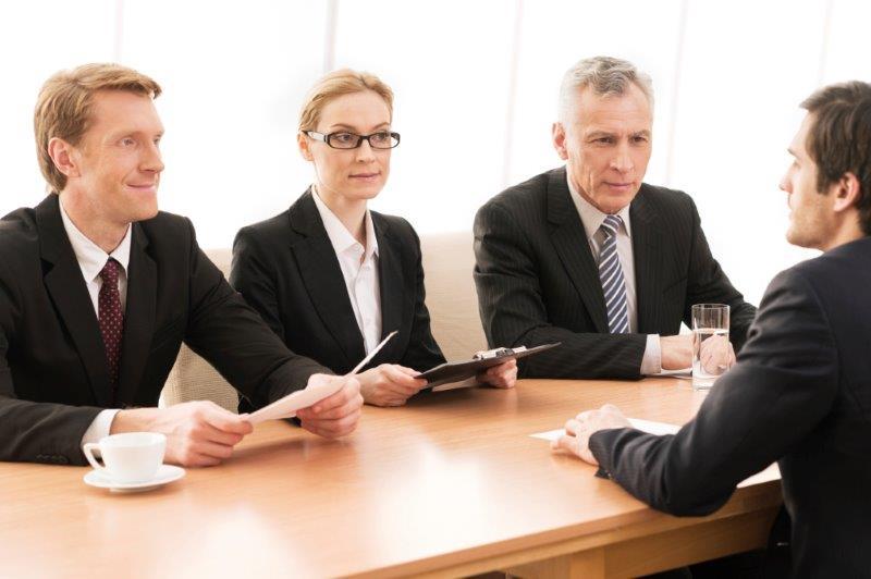 Job interview panel image