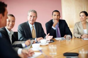 Board room discussion image