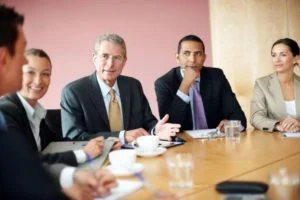Board room discussion image